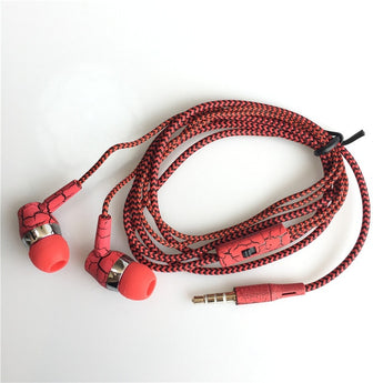 Earphones Weaving Cloth Rope Earpiece